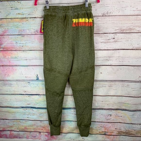 NWT Zumba Moto Sweat Pants SOFT! - Picture 5 of 8